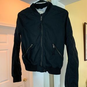 Hollister Black Bomber Jacket